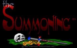 Title screen of The Summoning