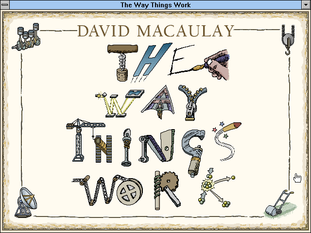 Title screen of The Way Things Work