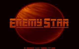 Title screen of Enemy Star
