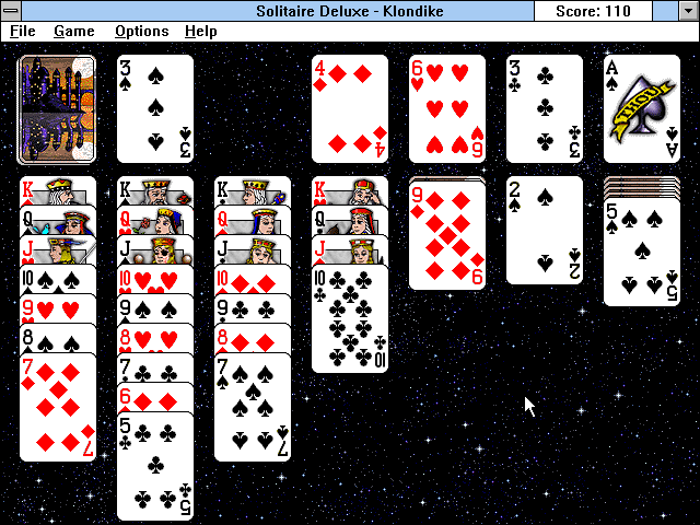 Gameplay of Solitaire Deluxe
