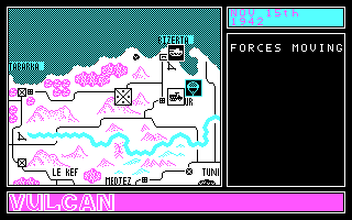 Gameplay of Vulcan: The Tunisian Campaign