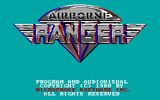 Title screen of Airborne Ranger