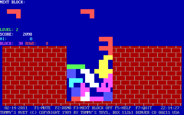 Gameplay of Tommy's Nyet