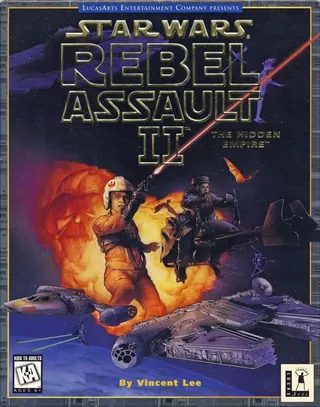 Box front of Star Wars: Rebel Assault II - The Hidden Empire