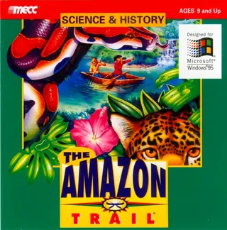 Box front of The Amazon Trail, United States