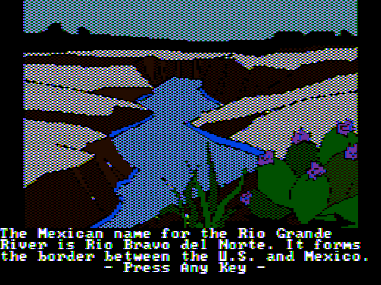 Gameplay of The Spy's Adventures in North America
