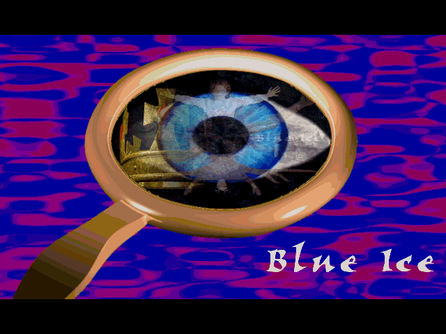 Title screen of Blue Ice