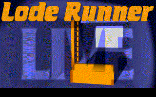 Title screen of Lode Runner Live