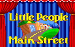 Title screen of Fisher-Price: Little People Main Street