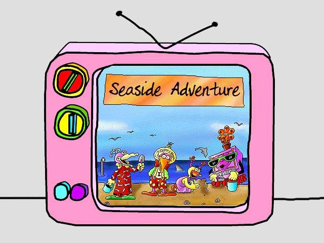 Title screen of Professor Iris' Fun Field Trip: Seaside Adventure