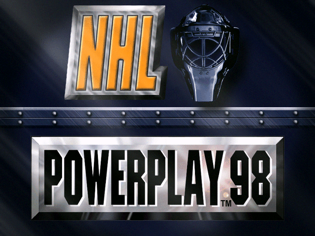 Title screen of NHL Powerplay '98