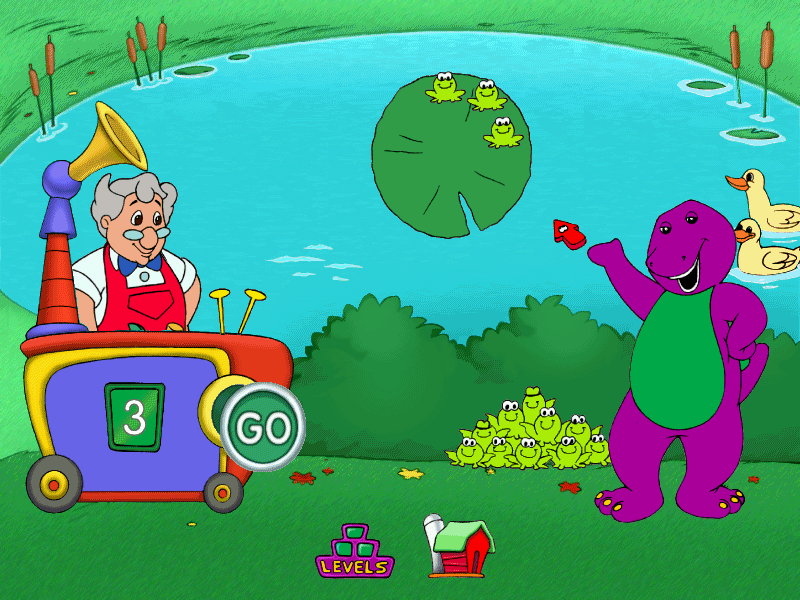 Gameplay of Fun on the Farm with Barney