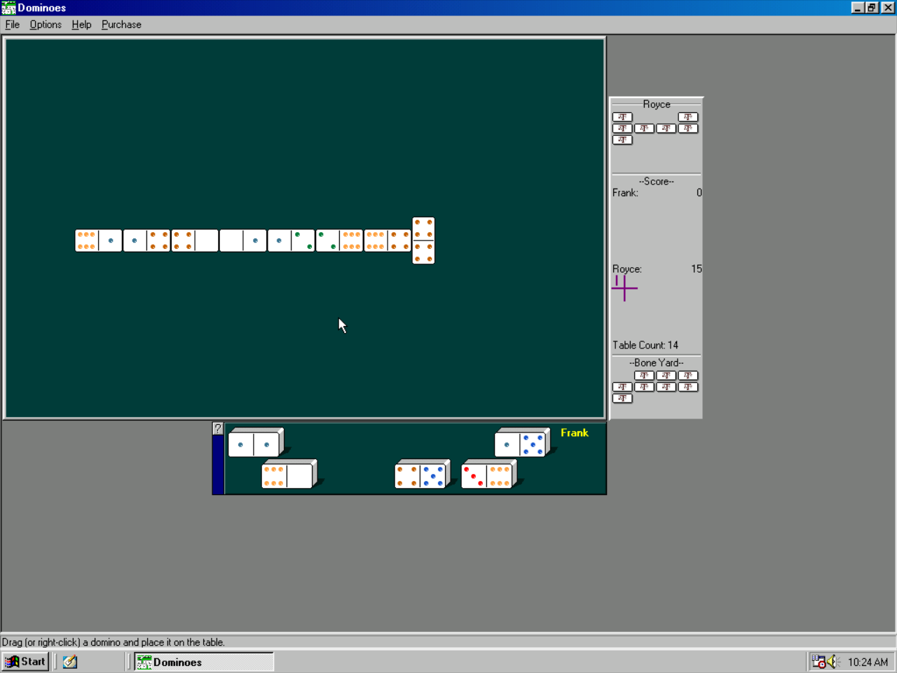 Gameplay of Dominoes For Windows