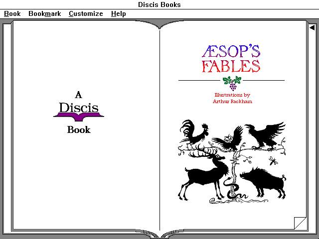 Title screen of Aesop's Fables