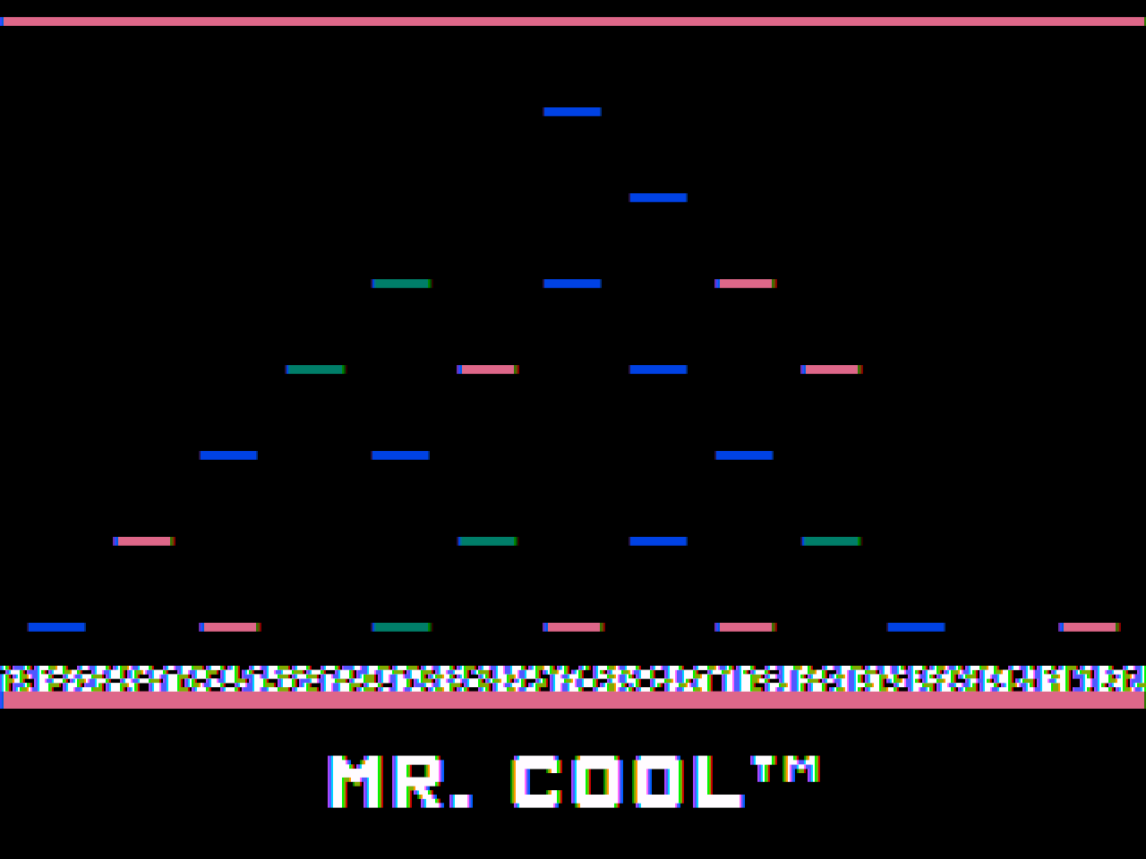Title screen of Mr. Cool