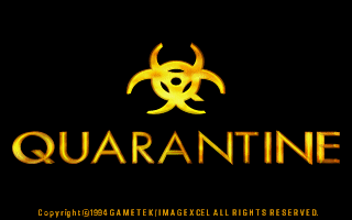 Title screen of Quarantine