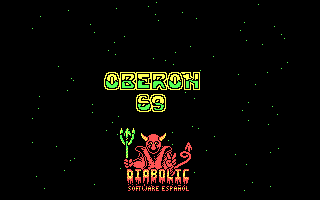 Title screen of Oberon 69