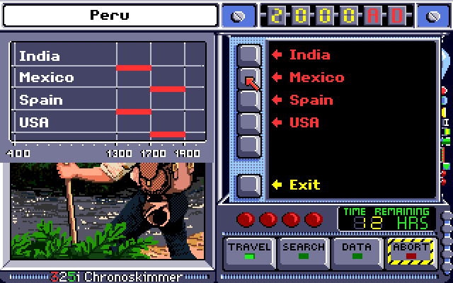 Gameplay of Where in Time Is Carmen Sandiego?