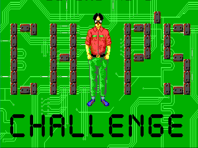 Title screen of Chip's Challenge