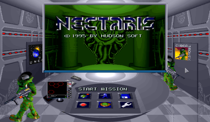 Title screen of Nectaris