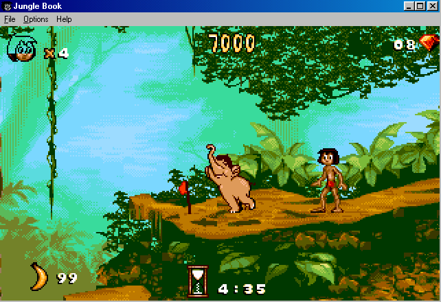 Gameplay of The Jungle Book (Disney)