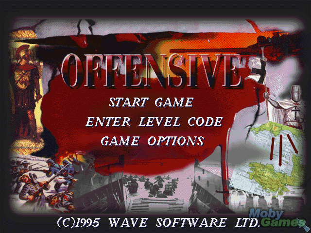 Title screen of Offensive