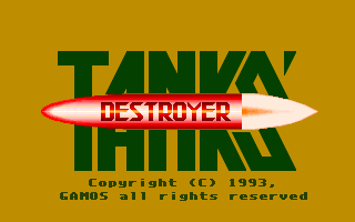 Title screen of Tanks' Destroyer