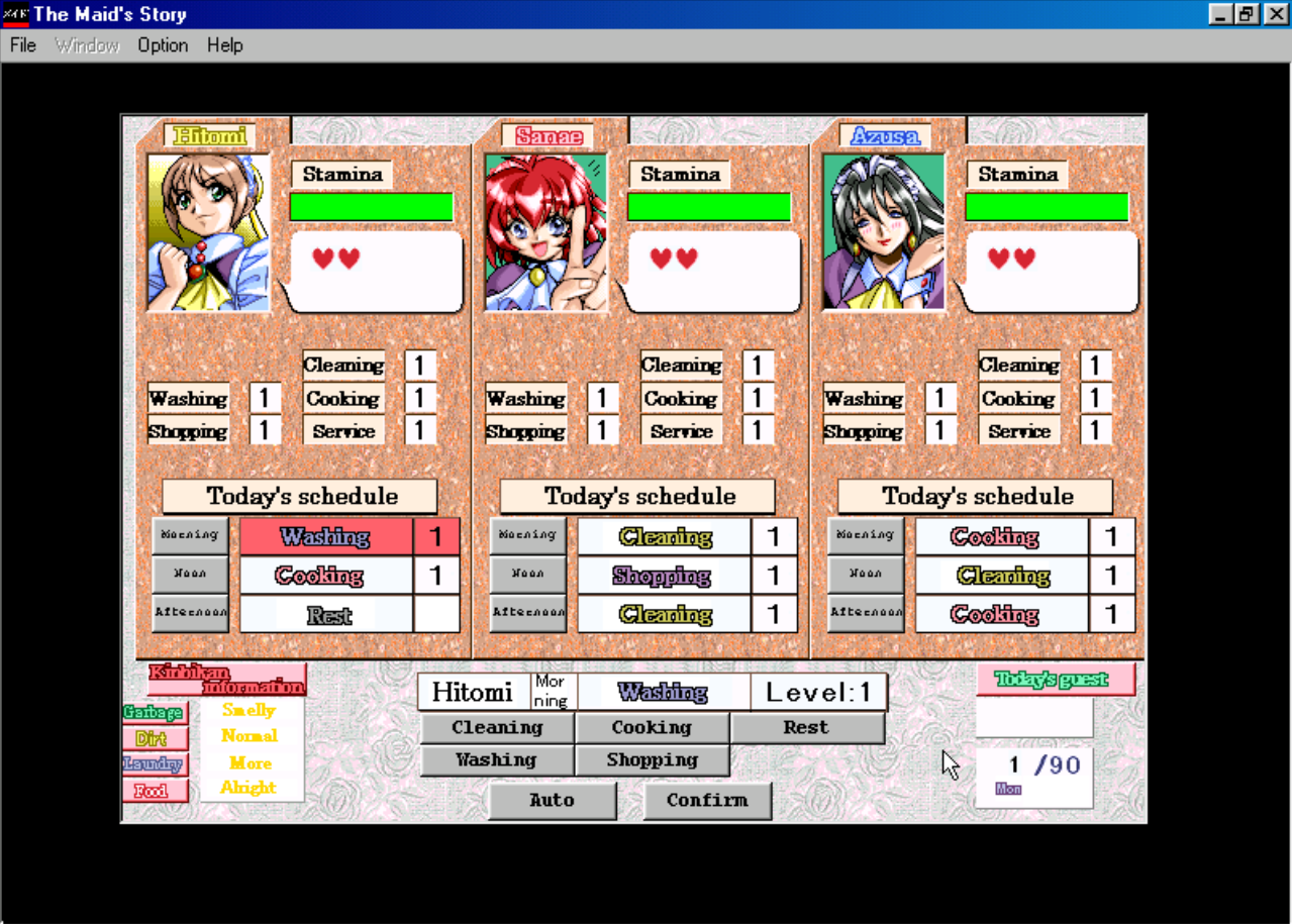 Gameplay of The Maid's Story