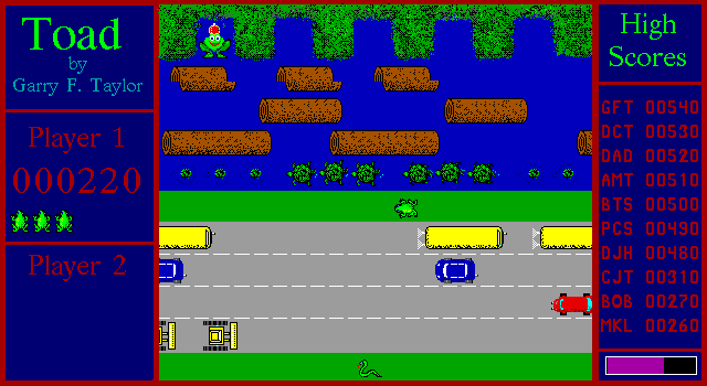 Gameplay of Toad