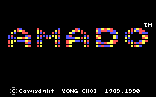 Title screen of Amado