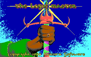 Title screen of The Logic Master