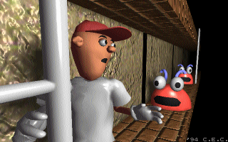 Title screen of Hole-Man