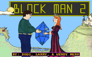 Title screen of Block-Man 2