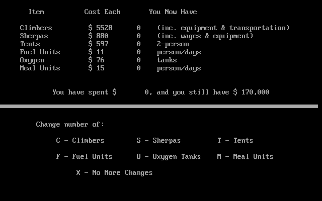 Gameplay of Everest Explorer