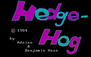 Title screen of Hedgehog