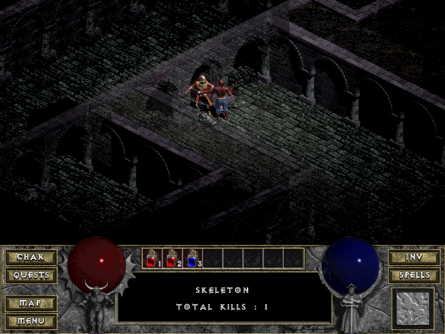 Gameplay of Diablo: Hellfire