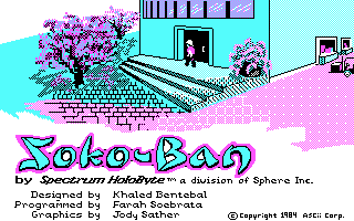 Title screen of Soko-Ban