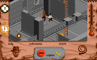 Gameplay of Indiana Jones and The Fate of Atlantis: The Action Game