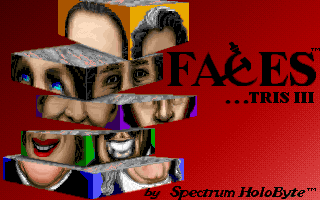 Title screen of Faces ...tris III