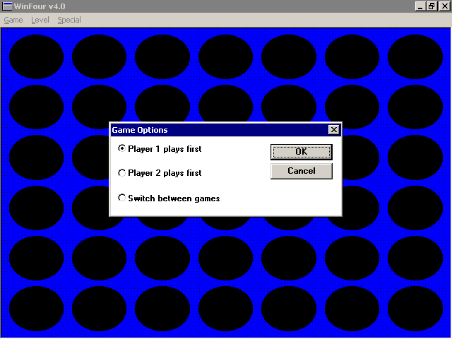 Gameplay of Winfour
