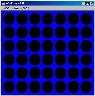 Title screen of Winfour