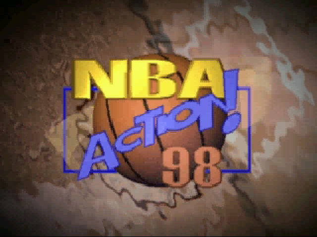 Title screen of NBA Action 98
