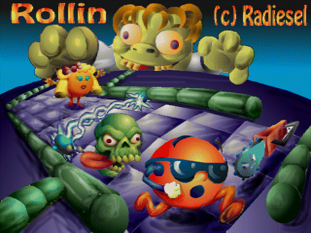 Title screen of Rollin