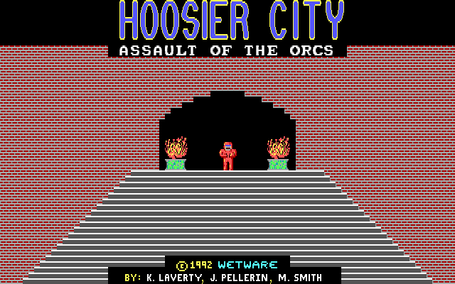 Title screen of Hoosier City