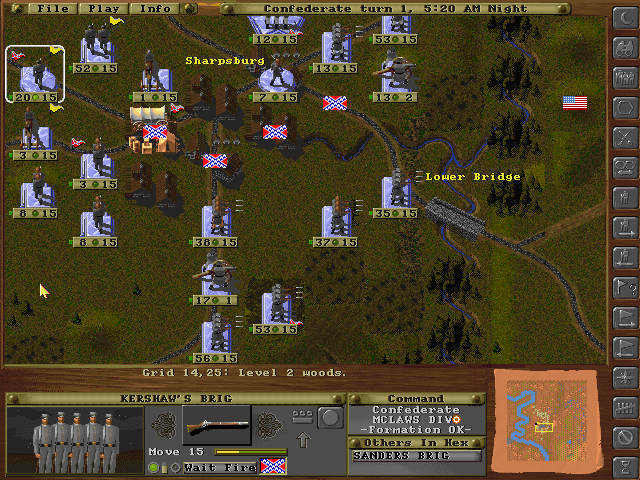 Gameplay of Wargame Construction Set III: Age of Rifles 1846-1905