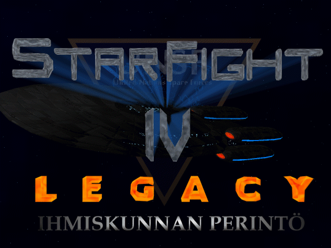 Title screen of StarFight IV: Legacy