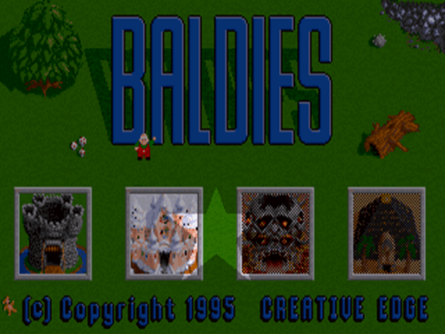 Title screen of Baldies