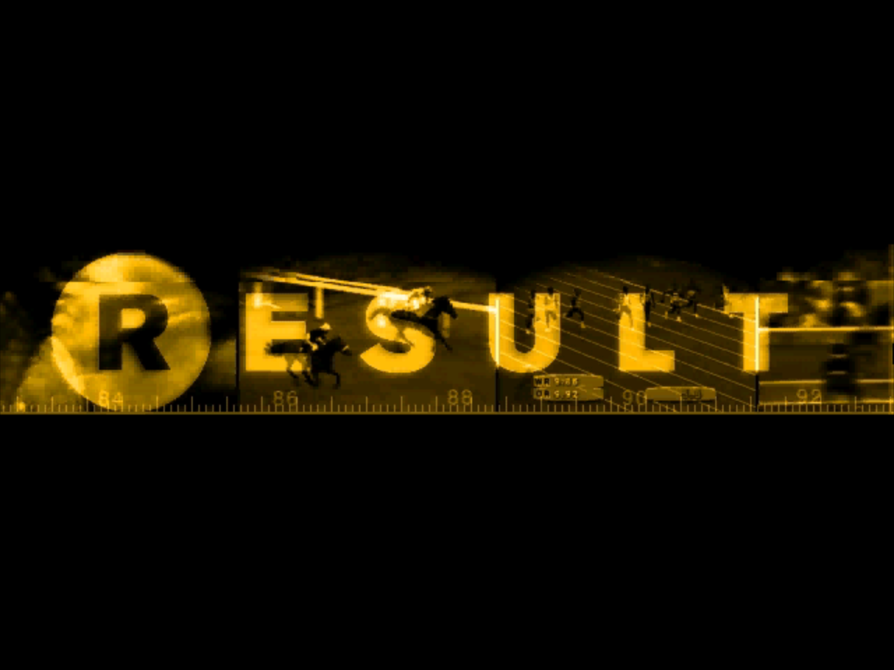 Title screen of Result: The BBC Sports Quiz Presented By Desmond Lynam