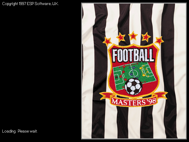 Title screen of Football Masters 98