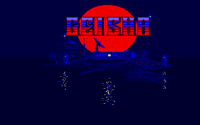 Title screen of Geisha